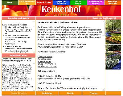 Website Keukenhof