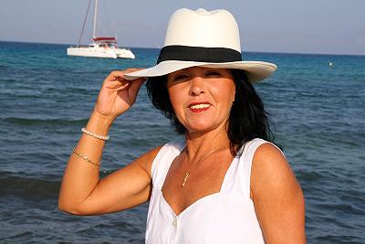 Brigitte am Strand von Alcudia7Mallorca