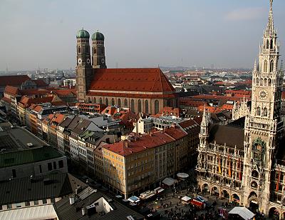 über den Dächern von München