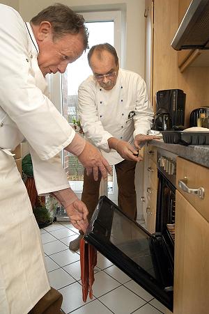 Kontrolle des Bratvorgangs