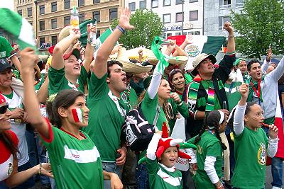 mexikanische Fans in GE