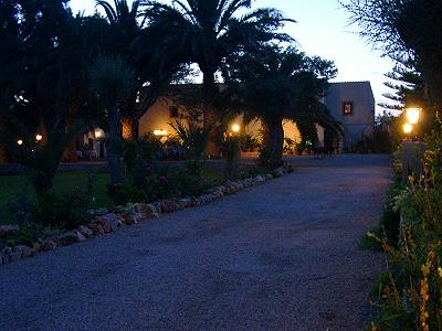 Finca am Abend