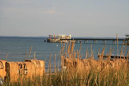 Strand mit Seebrücke Kellenhusen