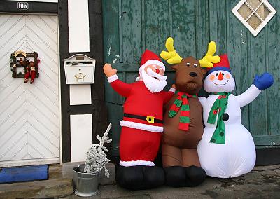 Nikolaus und Schneemann