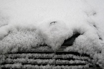 Stern im Schnee