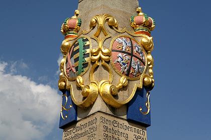 Säule auf dem Marktplatz