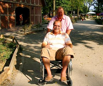 Mit dem Rollstuhl den Ruhr Zoo testen
